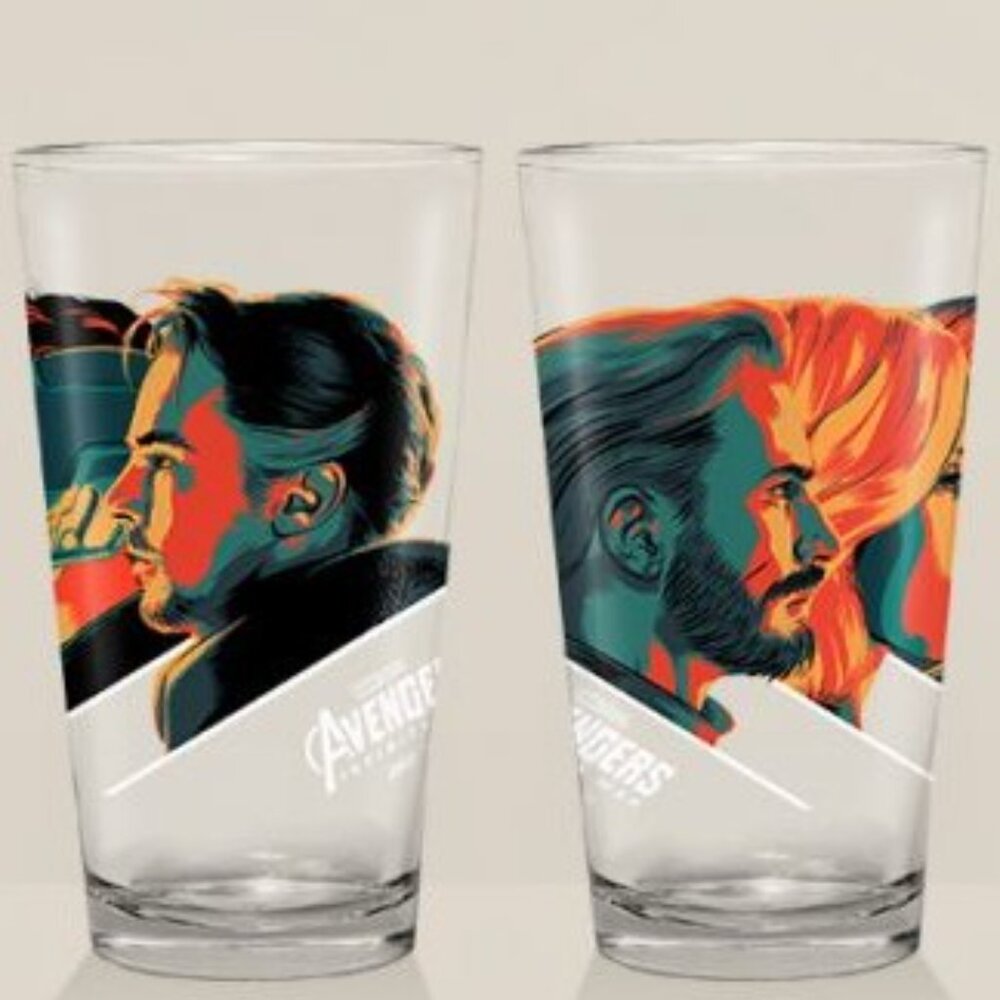 Alamo Drafthouse Avengers Infinity War Glass Set (2 Glasses)